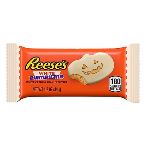 REESES Peanut Butter White Pumpkin - 1.2 Oz