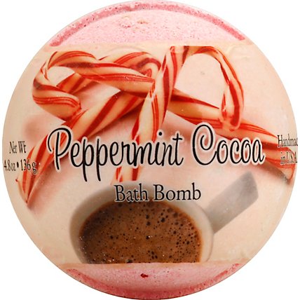 Primal Elements Pprmnt Cocoa Bath Bomb - 4.8 Oz - Image 2