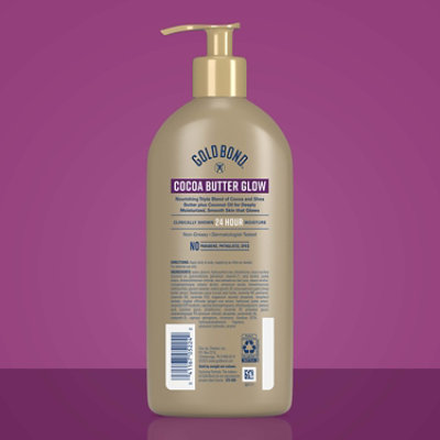 Gold Bond Cocoa Butter Glow Daily Hydrating Lotion - 14 Oz - Image 3