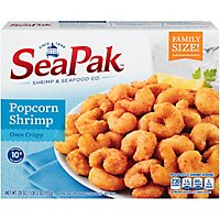 SeaPak Shrimp & Seafood Co. Shrimp Popcorn Oven Crispy Family Size - 28 Oz - Image 3