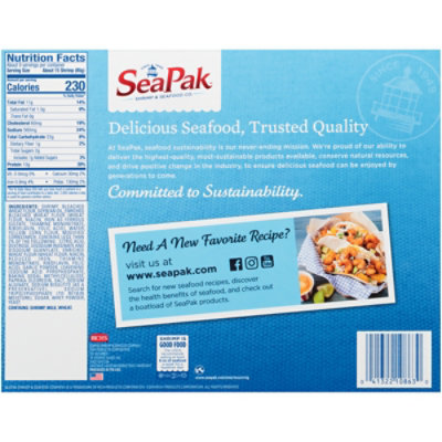 SeaPak Shrimp & Seafood Co. Shrimp Popcorn Oven Crispy Family Size - 28 Oz - Image 8