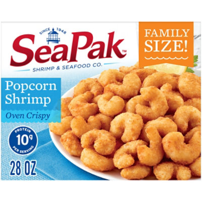 SeaPak Shrimp & Seafood Co. Shrimp Popcorn Oven Crispy Family Size - 28 Oz - Image 3