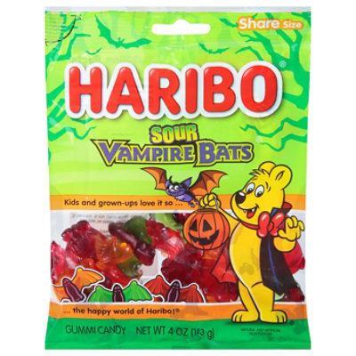 Haribo Sour Candy Vampire Bats - 4 Oz