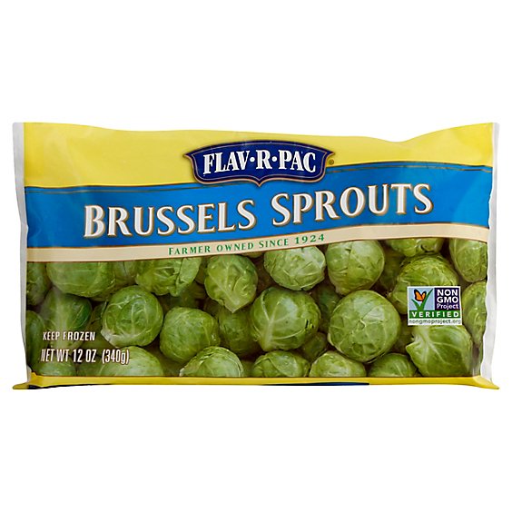 Flav-R-Pac Vegetables Brussels Sprouts - 12 Oz
