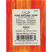 Bela Soap Bar Peach Pure Natural - 3.5 Oz - Image 4