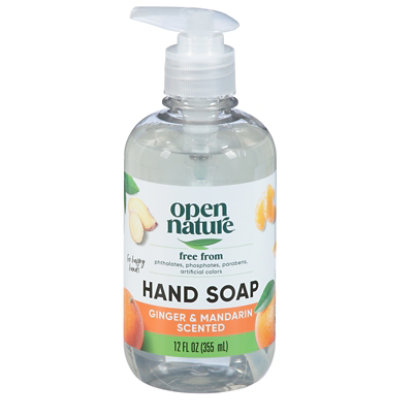 Open Nature Hand Soap Ginger & Mandarin Scented - 12 Fl. Oz. - Image 3