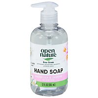 Open Nature Hand Soap Water Lily & Jasmine Scented - 12 Fl. Oz. - Image 2