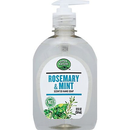Open Nature Hand Soap Rosemary & Mint Scented - 12 Fl. Oz. - Image 2