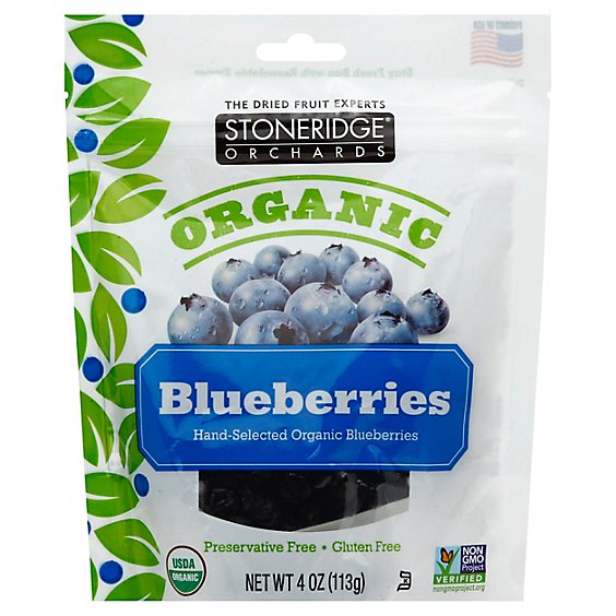 Stoneridge Orchards Blueberries Dried Organic - 4 Oz