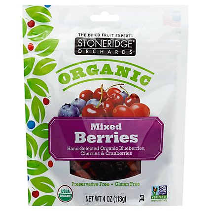 Stoneridge Berrymix Dried Organic - 4 Oz - Image 1