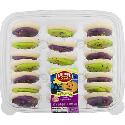 Cookie Frosted Green/Purple Halloween - 27 Oz