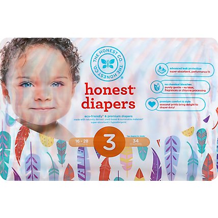 The Honest Co Diapers 3 - 34 Piece - Image 2