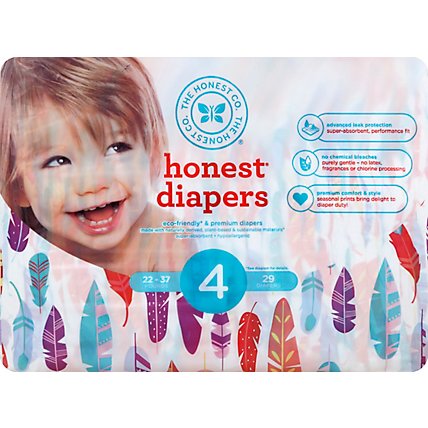 The Honest Co Diapers 4 - 29 Piece - Image 2
