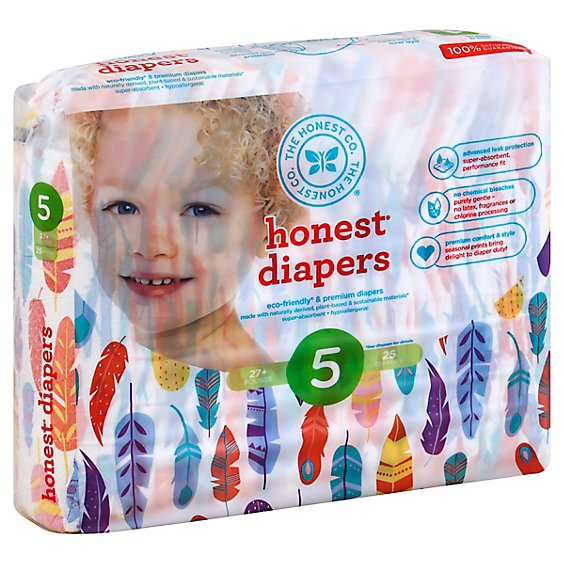 The Honest Co Diapers 5 - 25 Piece