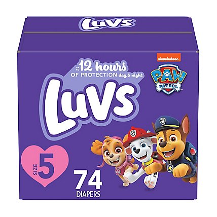 Luvs Baby Diapers Size 5 - 74 Count - Image 1