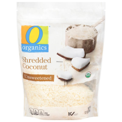 O Organics Organic Coconut Shredded Unsweetened - 12 Oz - Image 1