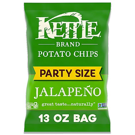 Kettle Potato Chips Jalapeno Hot - 13 Oz