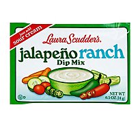 Laura Scudders Dip Mix Jalapeno Ranch Wrapper - 0.5 Oz