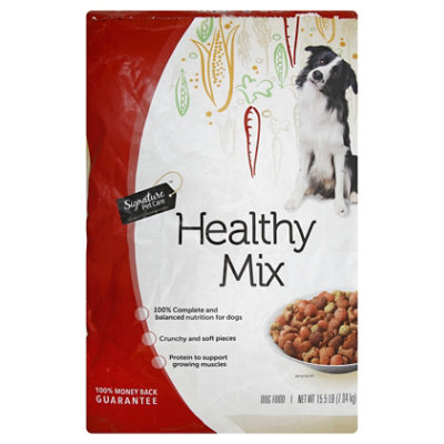 Signature Pet Care Dog Food Healthy Mix Bag 15.5 Lb Safeway