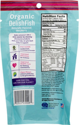 Wholesome Candy Delish Fish Org - 6 Oz - Image 2