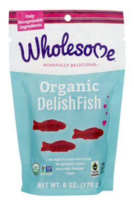 Wholesome Candy Delish Fish Org - 6 Oz - Image 6