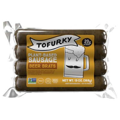 Tofurky Beer Brats Meat Free Non Gmo Sausages - 14 Oz - Image 3