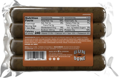 Tofurky Beer Brats Meat Free Non Gmo Sausages - 14 Oz - Image 6