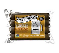 Tofurky Beer Brats Meat Free Non Gmo Sausages - 14 Oz