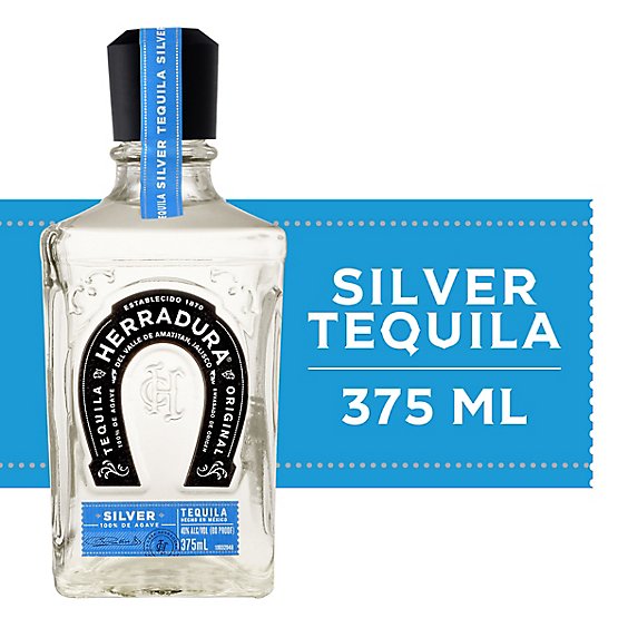 Herradura Silver Tequila 80 Proof Bottle - 375 Ml