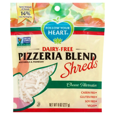Follow Your Heart Vegan Gourmet Shreds Pizzeria Blend - 8 Oz