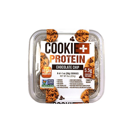 Cookie Plus Prote Inch Chocolate Chip Cook - 8 Oz