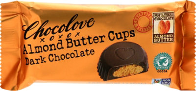 Chocolove Almond Butter Cups Dark Chocolate 2 Cups - 1.2 Oz - Image 2