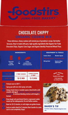 Foodstirs Organic Cookie Mix Chocolate Chippy - 14.5 Oz - Image 3