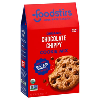 Foodstirs Organic Cookie Mix Chocolate Chippy - 14.5 Oz
