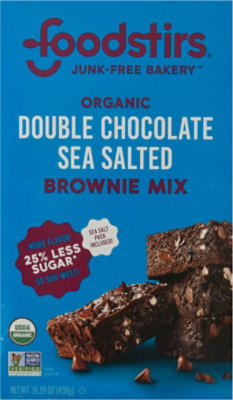 Foodstirs Modern Baking Organic Brownie Mix Brooklyn Salted Chocolate Chip - 17.9 Oz - Image 2