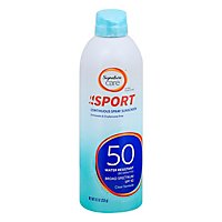 Signature Care Sport Sunscreen Continuous Spray Water Resistant SPF 50 - 9.1 Oz - Image 2