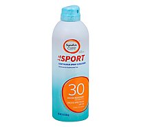 Signature Care Sport Sunscreen Continuous Spray Water Resistant SPF 30 - 9.1 Oz