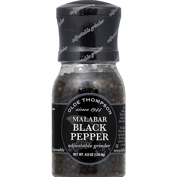 Olde Thompson Pepper Black Adjustable Grinder - 4.9 Oz