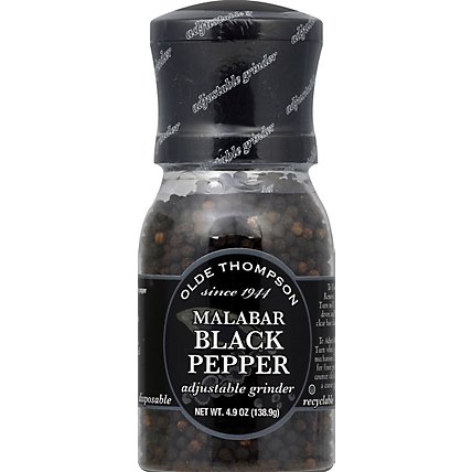 Olde Thompson Pepper Black Adjustable Grinder - 4.9 Oz - Image 1