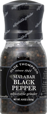 Olde Thompson Pepper Black Adjustable Grinder - 4.9 Oz - Image 1