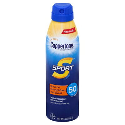 Coppertone Sport Spray Spf50 - 5.5 Fl. Oz. - Image 1