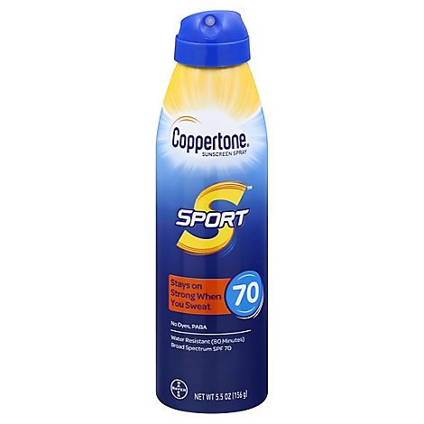 Coppertone Sport Spray Spf70 - 5.5 Fl. Oz.