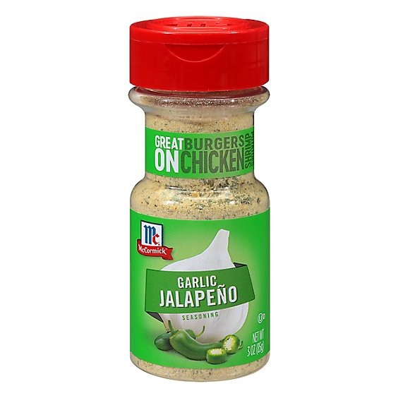 McCormick Seasoning Garlic Jalapeno - 3 Oz