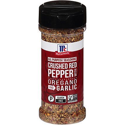 McCormick Crushed Red Pepper with Oregano and Garlic All Purpose Seasoning - 3.62 Oz