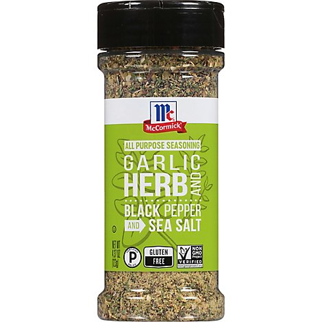 McCormick Garlic - Herb and Black Pepper and Sea Salt All Purpose Seasoning - 4.37 Oz