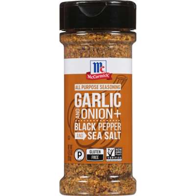 McCormick Garlic and Onion - Black Pepper and Sea Salt All Purpose Seasoning - 4.25 Oz - Image 1