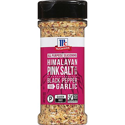 McCormick Himalayan Pink Salt with Black Pepper and Garlic All Purpose Seasoning - 6.5 Oz - Image 2