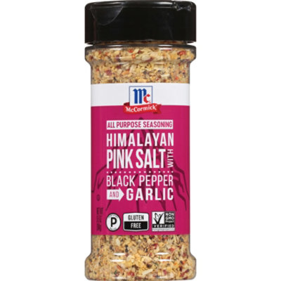 McCormick All Purpose Seasoning Himalayan Salt Pink Black Pepper And Garlic - 6.5 Oz