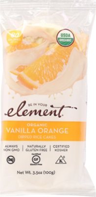 Element Rice Cakes Dipped Organic Vanilla Orange - 3.5 Oz - Image 2