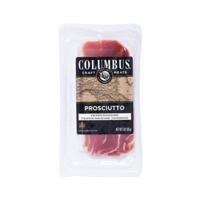 Columbus Prosciutto Vac Pack - 3 Oz